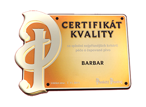 Certifiká kvality - Pilsner Urquell