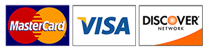 MasterCard, Visa, Discover